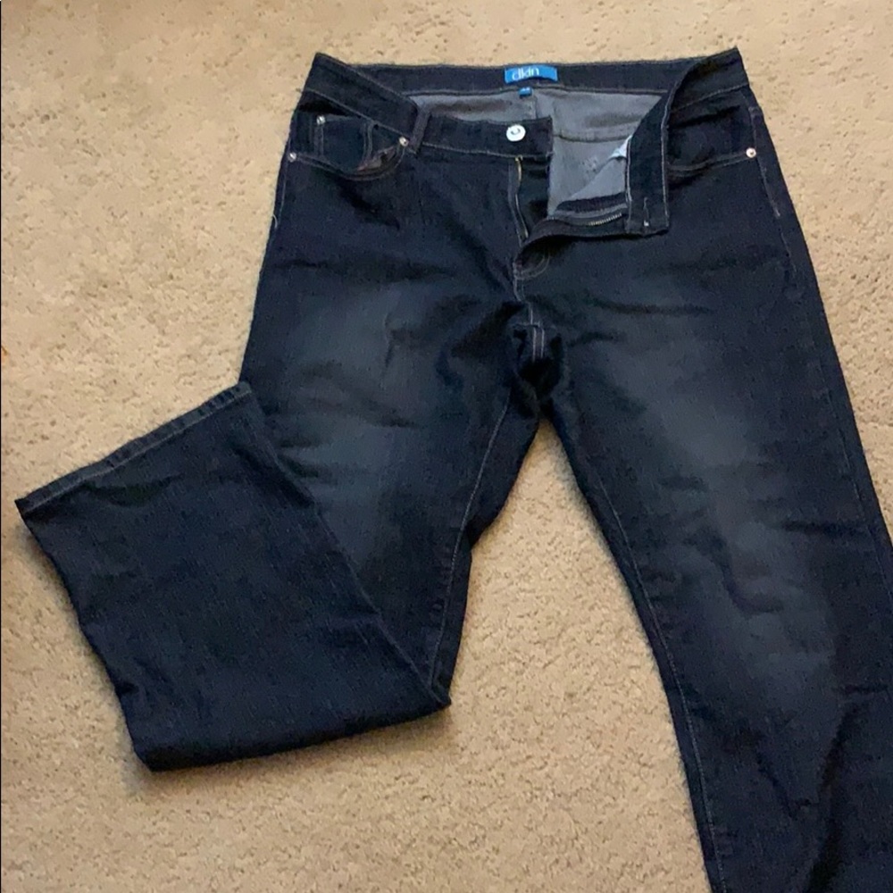 dkin Dark blue jeans